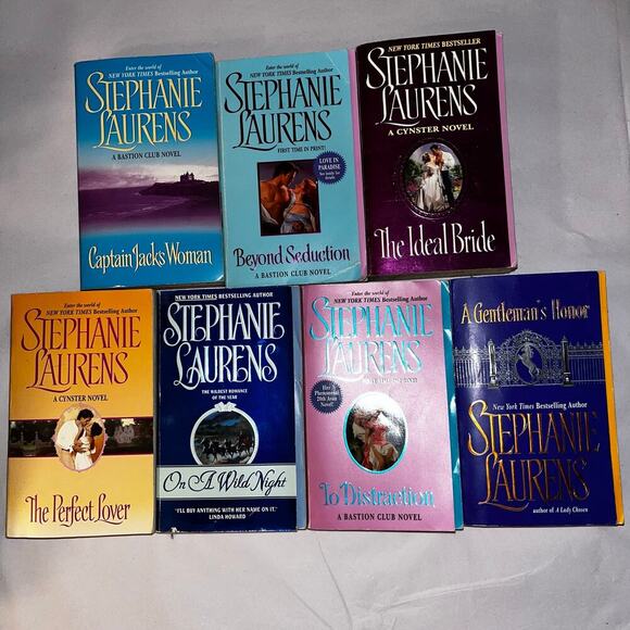 Stephanie Laurens Historical Romance Book Bundle Lot (7 Novels) - Picture 1 of 3